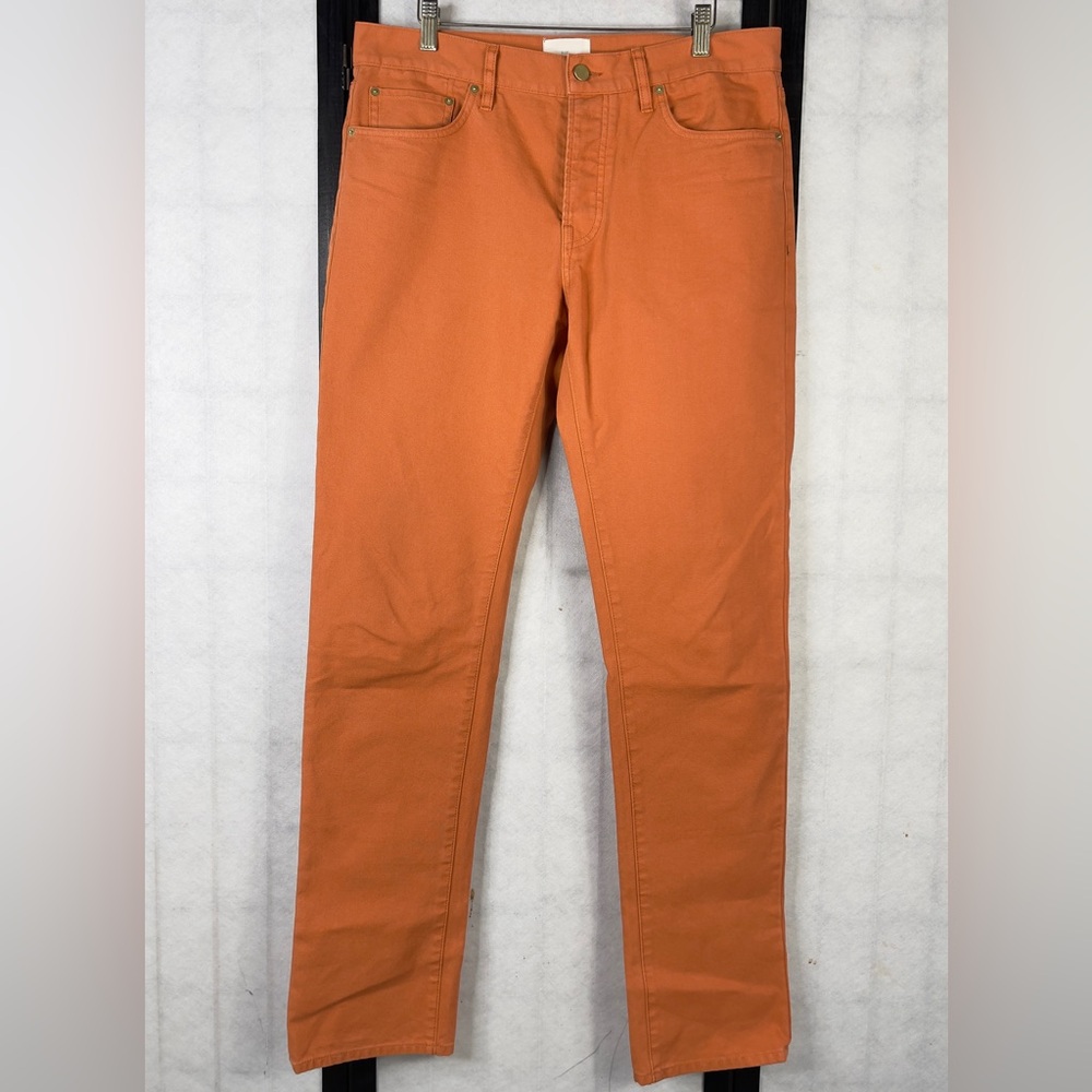 Sid Mashburn Bold Orange denim pants.34
